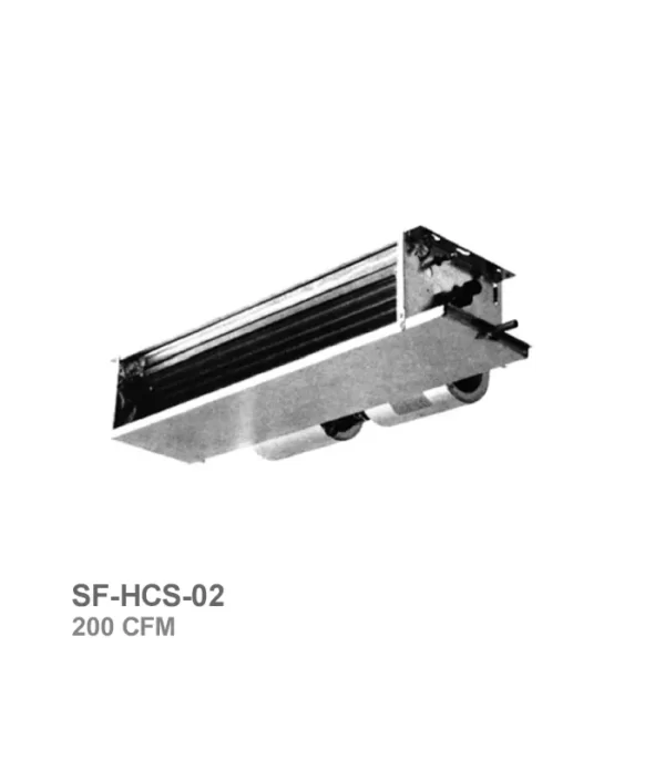فن‌کویل سقفی بدون کابین فیلتر جدا ساراول مدل SF-HCS-02