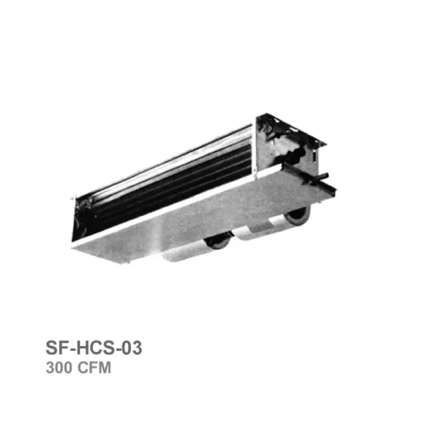 فن‌کویل سقفی بدون کابین فیلتر جدا ساراول مدل SF-HCS-03