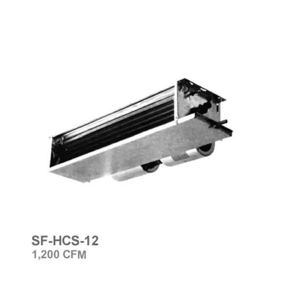 فن‌کویل سقفی بدون کابین فیلتر جدا ساراول مدل SF-HCS-12