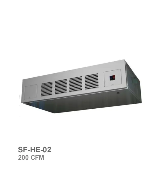 saravel-ceiling-fan-coil-sf-he-02- فنکویل سقفی با کابین ساراول مدل SF-HE-02