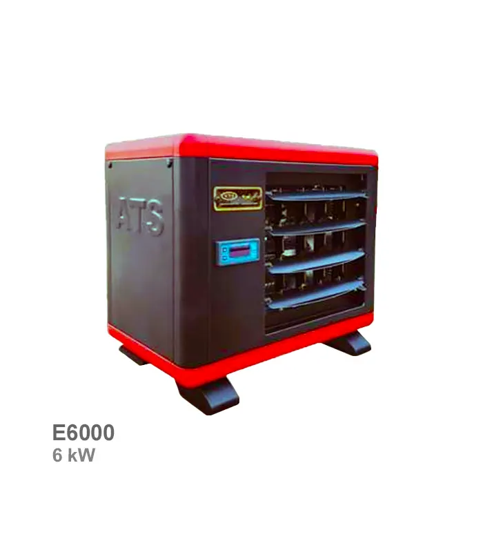 هیتر برقی فن‌دار تکفاز آذر تهویه مدل فلورا E6000
