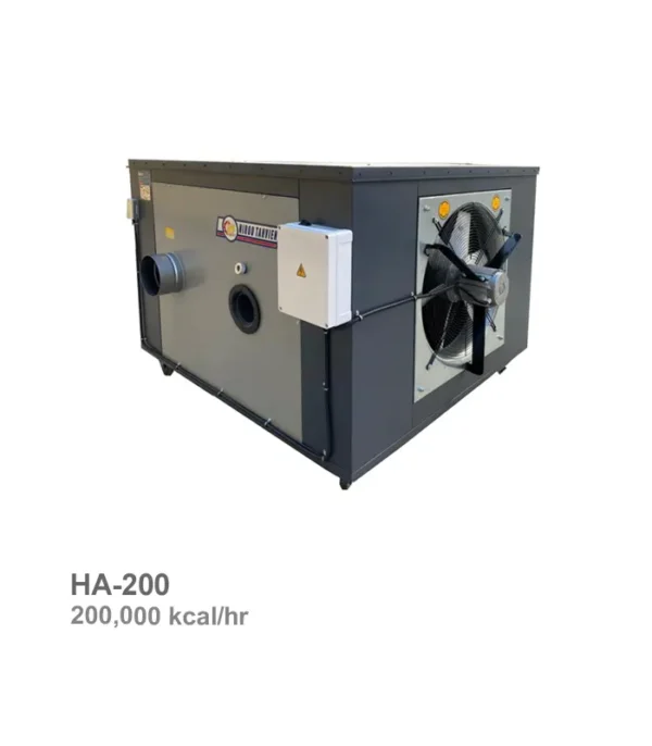 کوره هوای گرم گازی - گازوئیلی نیرو تهویه البرز مدل HA-200