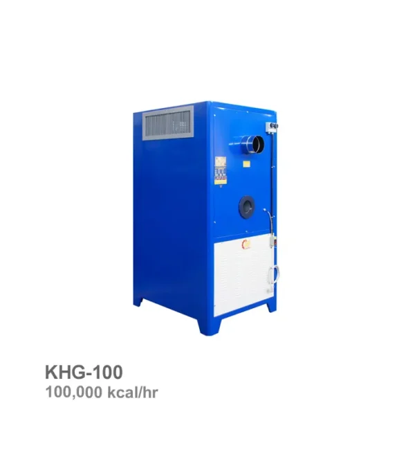 کوره هوای گرم گازی - گازوئیلی نیرو تهویه البرز مدل KHG-100