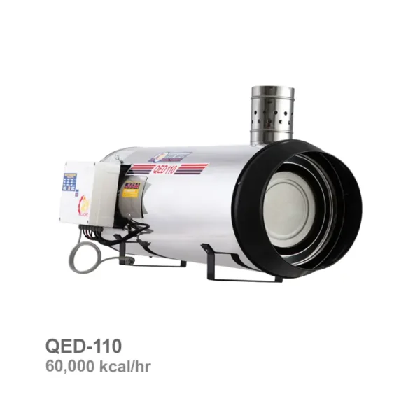 جت هیتر گازی - گازوئیلی نیرو تهویه البرز مدل QED-110