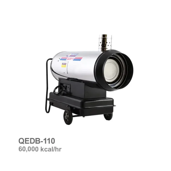 جت هیتر گازی - گازوئیلی نیرو تهویه البرز مدل QEDB-110