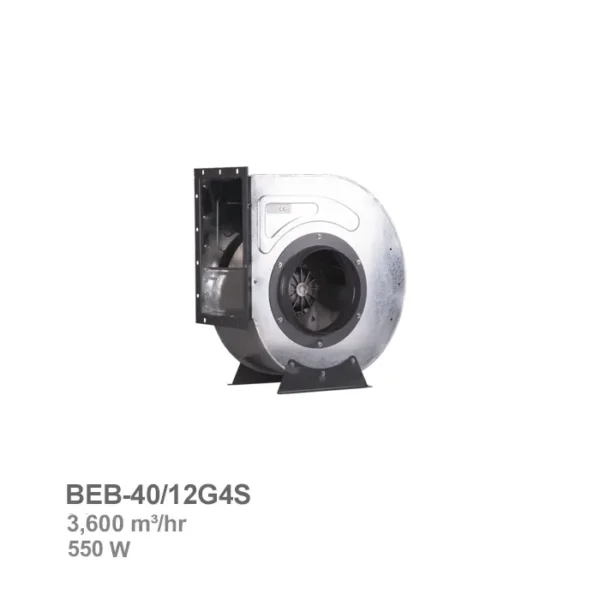 فن سانتریفیوژ یکطرفه بکوارد دمنده مدل BEB-40/12G4S