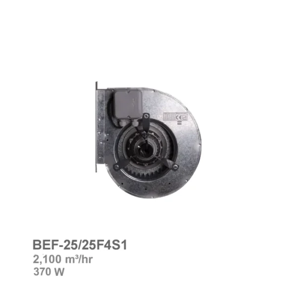فن سانتریفیوژ دوطرفه سه سرعته فوروارد دمنده BEF-25/25F4S1