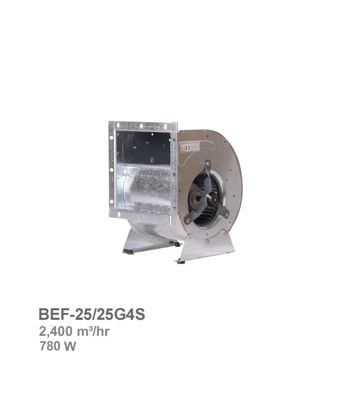 damandeh-fan-bef-25-25g4s فن سانتریفیوژ دوطرفه فوروارد دمنده مدل BEF-25/25G4S