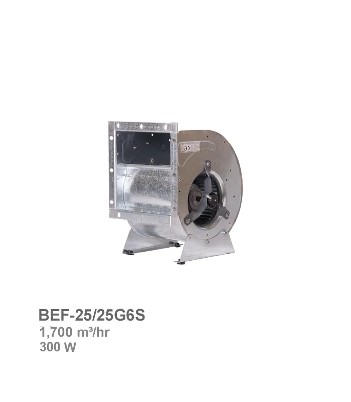 damandeh-fan-bef-25-25g6s فن سانتریفیوژ دوطرفه فوروارد دمنده مدل BEF-25/25G6S