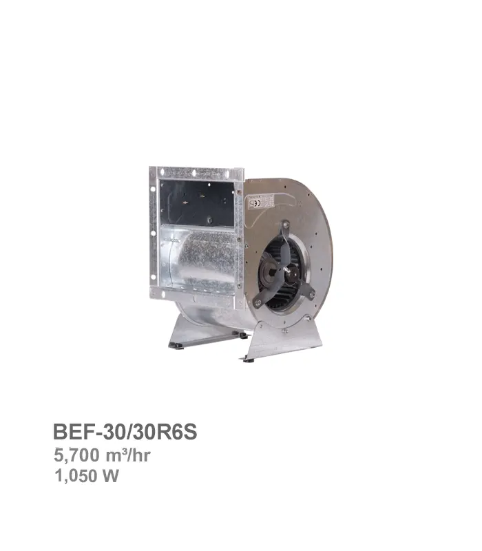 damandeh-fan-bef-30-30r6s فن سانتریفیوژ دوطرفه فوروارد دمنده مدل BEF-30/30R6S