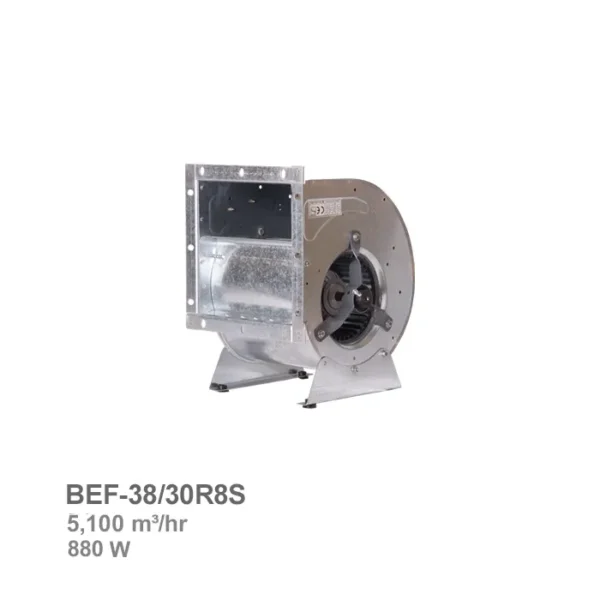 فن سانتریفیوژ دوطرفه فوروارد دمنده مدل BEF-38/30R8S