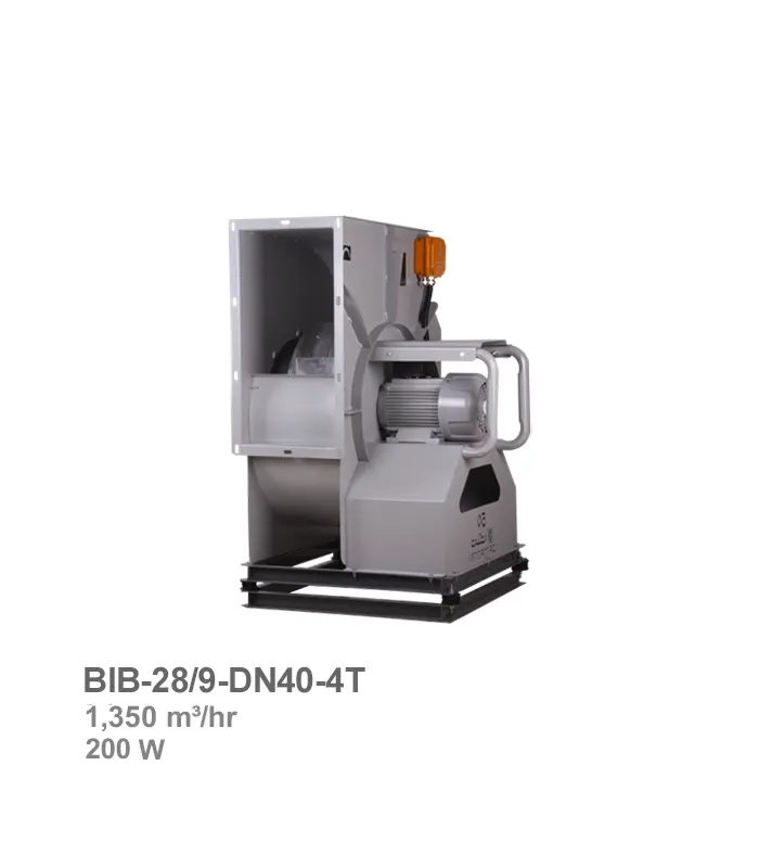 damandeh-fan-bib-28-9-dn40-4t فن سانتریفیوژ بکوارد مدل BIB-28/9-DN40-4T