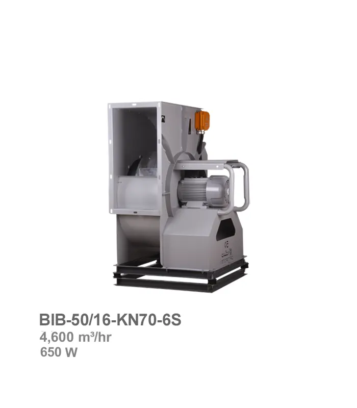 damandeh-fan-bib-50-16-kn70-6S فن سانتریفیوژ بکوارد مدل BIB-50/16-KN70-6S