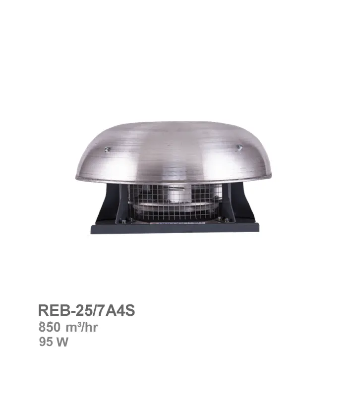 damandeh-fan-reb-25-7a4s هواکش رادیال سقفی مدل REB-25/7A4S