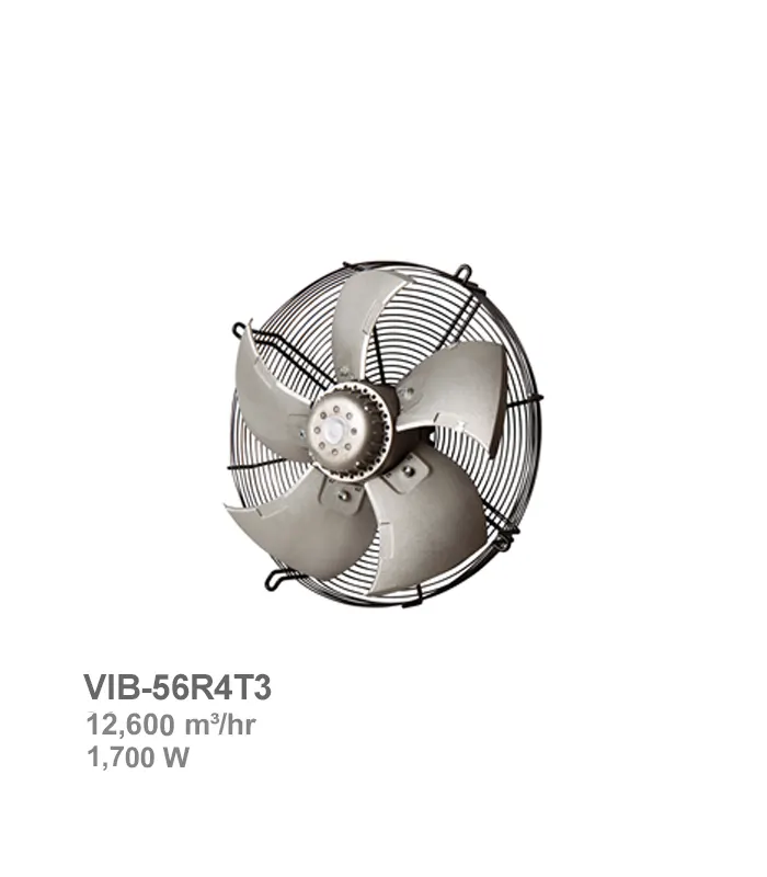 damandeh-fan-vib-56r4t3 فن آکسیال تأسیساتی یوروونت دمنده مدل VIB-56R4T3