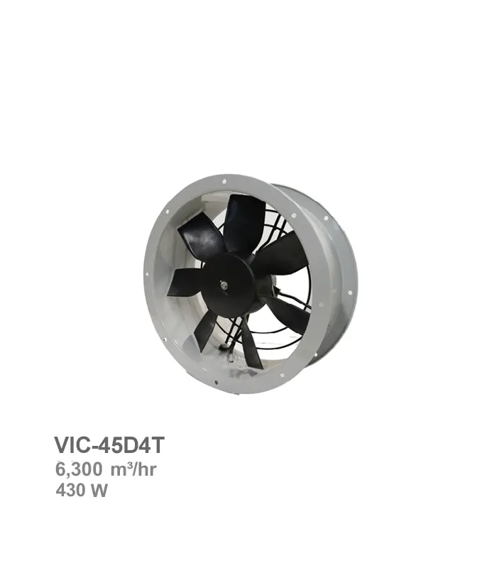 damandeh-fan-vic-45d4t فن آکسیال سیلندری ترانس دمنده مدل VIC-45D4T