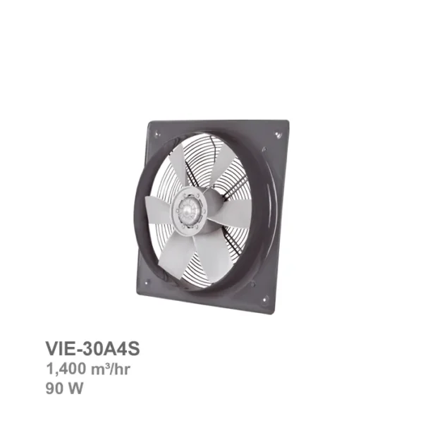 هواکش صنعتی ایلکا پروانه پلاستیکی دمنده مدل VIE-30A4S 