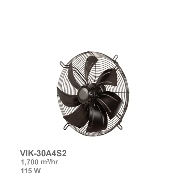 فن ایلکا هفت پر فلزی بدون قاب دمنده مدل VIK-30A4S2