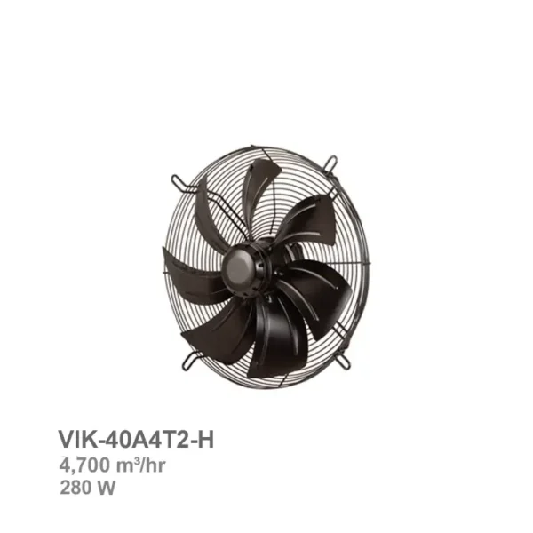 فن ایلکا هفت پر فلزی بدون قاب دمنده مدل VIK-40A4T2-H