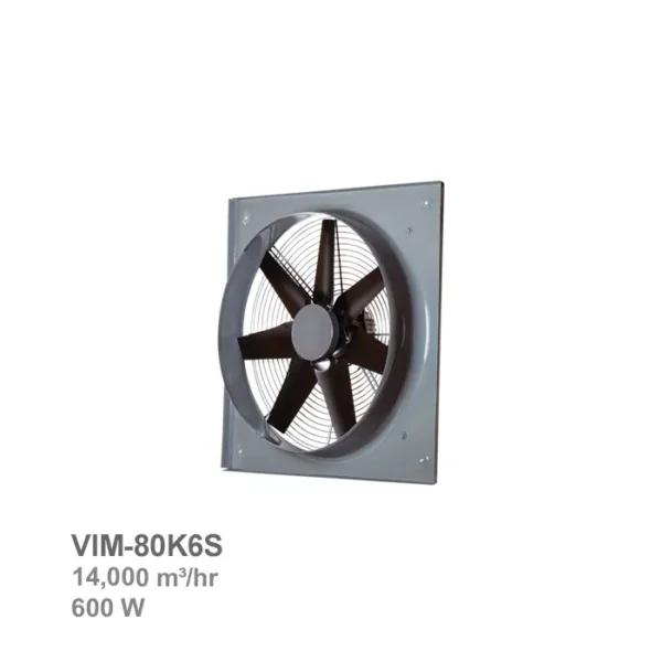 هواکش صنعتی سنگین فلزی دمنده مدل VIM-80K6S