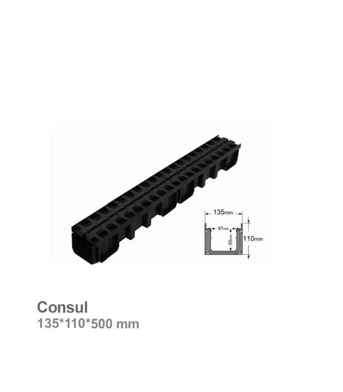 nabtahvie-consular-gutter-13-5x11-black گاتر کنسولی ناب تهویه مدل 13.5x11 مشکی
