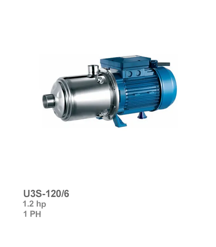 pentax-electro-pump-u3s-120-6 الکتروپمپ طبقاتی افقی تکفاز پنتاکس مدل U3S-120/6
