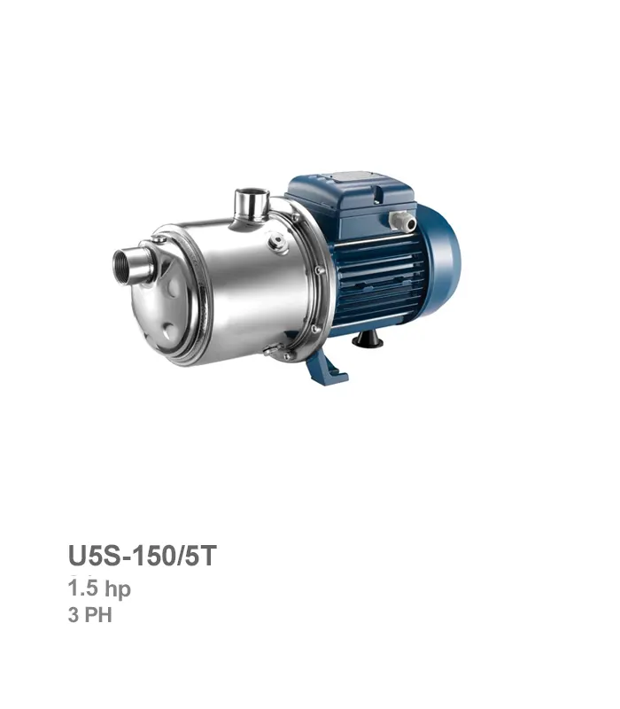 pentax-electro-pump-u5s-150-5t الکتروپمپ طبقاتی افقی سه فاز پنتاکس مدل U5S-150/5T