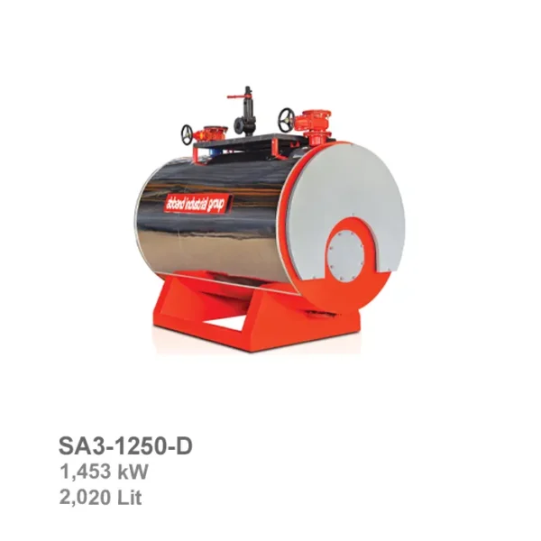 دیگ آبگرم فولادی آب بند مدل SA3-1250-D