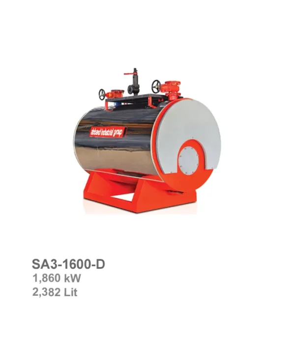 دیگ آبگرم فولادی آب بند مدل SA3-1600-D