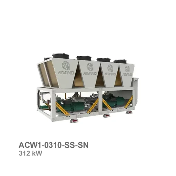 چیلر هوا خنک اسکرو تهویه اروند مدل ACW1-0310-SS-SN