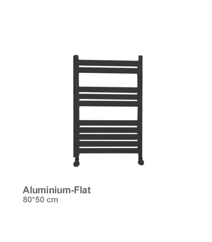 royal-aluminium-towel-dryer-flat-80-black حوله خشک کن آلومینیومی فلت رویال مدل 80 مشکی