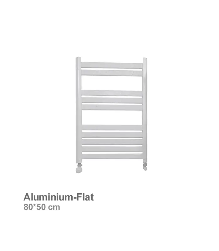 royal-aluminium-towel-dryer-flat-80-white حوله خشک کن آلومینیومی فلت رویال مدل 80 سفید