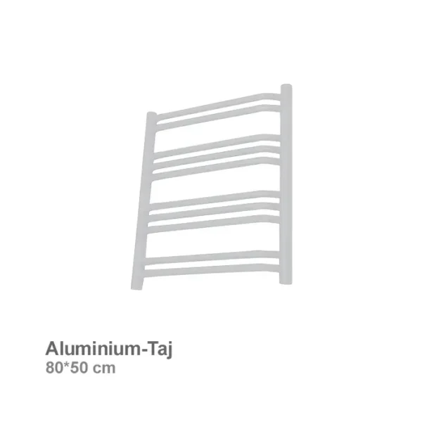 حوله خشک‌ کن آلومینیومی رویال مدل تاج 80 سفید