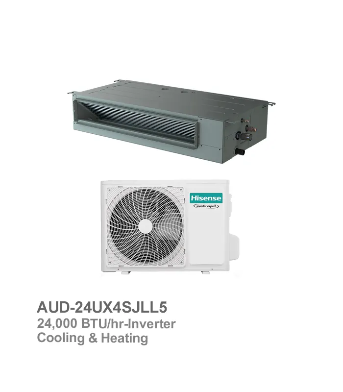 hisense-inverter-ducted-split-aud-24ux4sjll5- داکت اسپلیت اینورتر هایسنس مدل AUD-24UX4SJLL5