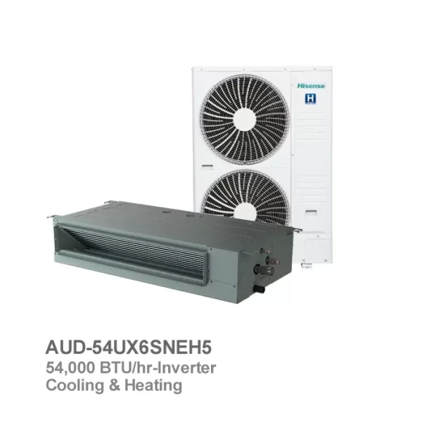 داکت اسپلیت اینورتر هایسنس مدل AUD-54UX6SNEH5