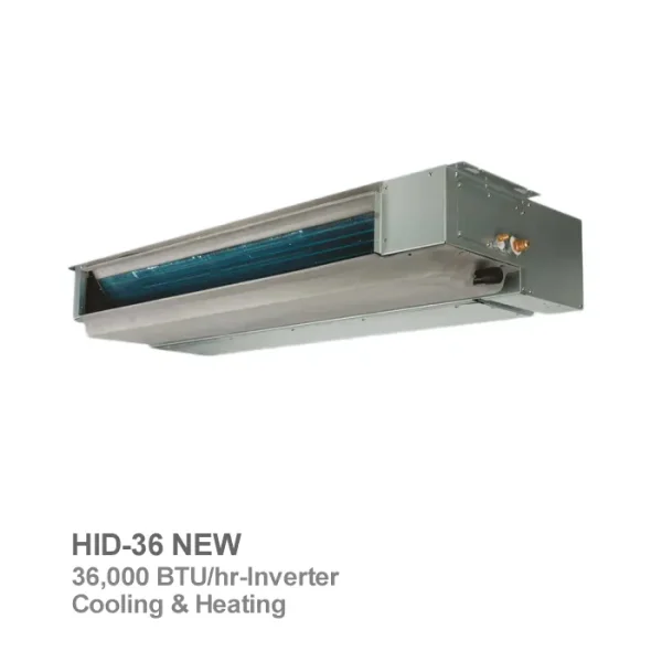 داکت اسپلیت اینورتر هایسنس مدل HID-36 (پنل بزرگ)