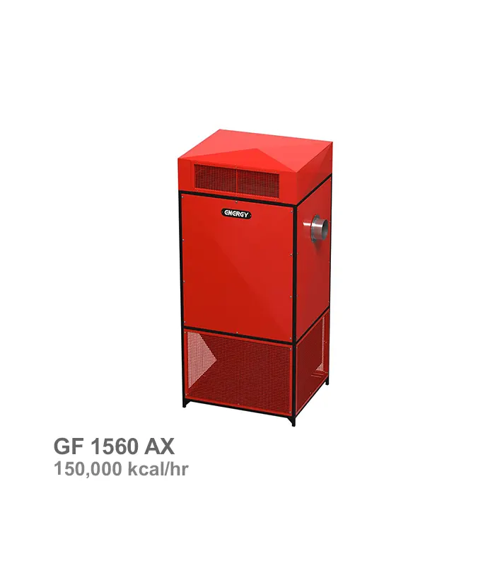 energy-heater-gf1560-ax کوره هوای گرم فن آکسیال گازی انرژی مدل GF 1560 AX