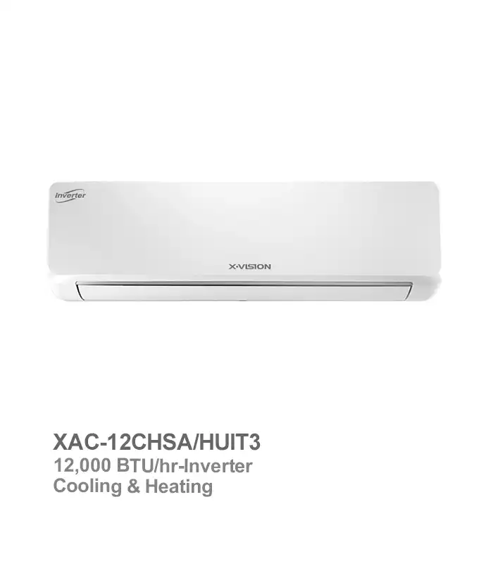 کولر گازی حارهای اینورتر 12000 ایکس ویژن مدل XAC-12CHSA/HUIT3